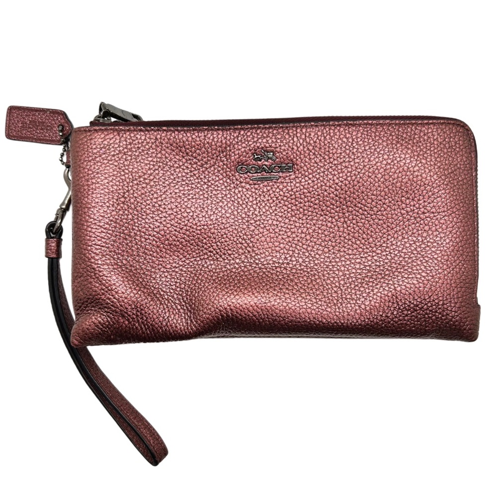 Coach Metallic Wristlet